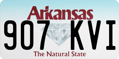 AR license plate 907KVI