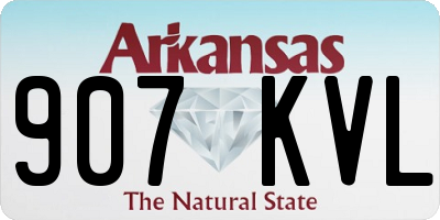 AR license plate 907KVL