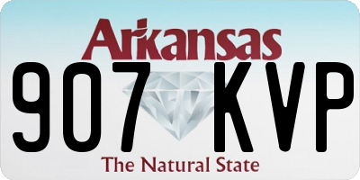 AR license plate 907KVP