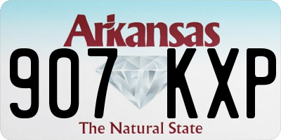 AR license plate 907KXP