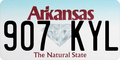 AR license plate 907KYL