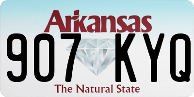 AR license plate 907KYQ