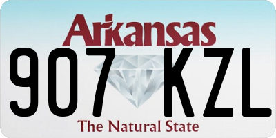 AR license plate 907KZL