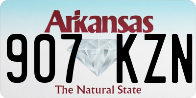 AR license plate 907KZN