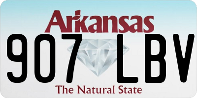 AR license plate 907LBV