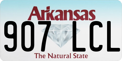AR license plate 907LCL