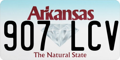AR license plate 907LCV