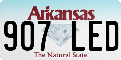 AR license plate 907LED