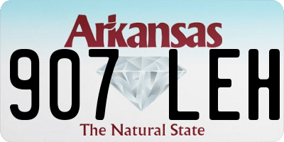 AR license plate 907LEH