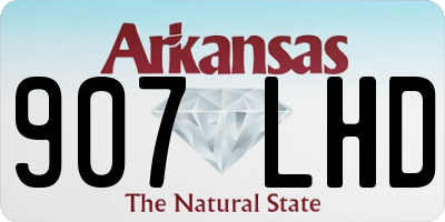 AR license plate 907LHD