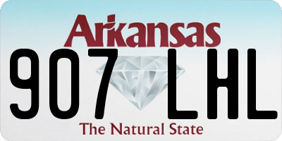 AR license plate 907LHL