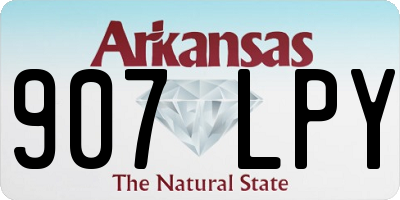 AR license plate 907LPY