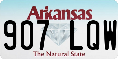 AR license plate 907LQW