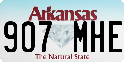 AR license plate 907MHE