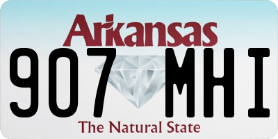 AR license plate 907MHI