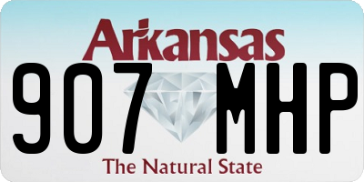 AR license plate 907MHP