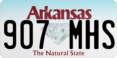 AR license plate 907MHS