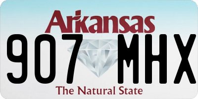 AR license plate 907MHX