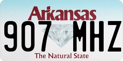 AR license plate 907MHZ