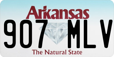 AR license plate 907MLV