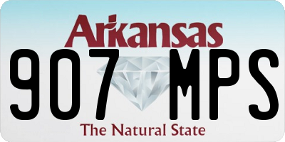 AR license plate 907MPS