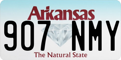 AR license plate 907NMY