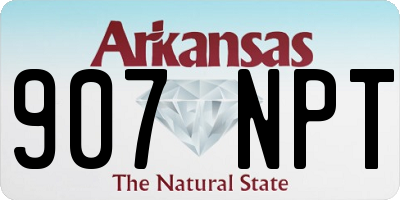 AR license plate 907NPT