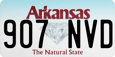 AR license plate 907NVD