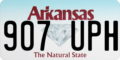 AR license plate 907UPH