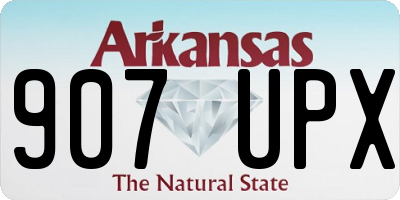 AR license plate 907UPX