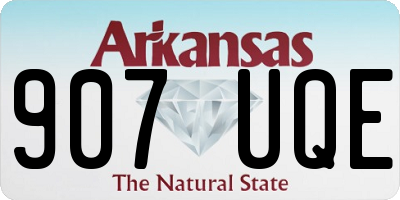 AR license plate 907UQE