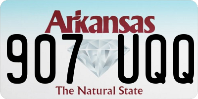 AR license plate 907UQQ