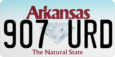 AR license plate 907URD