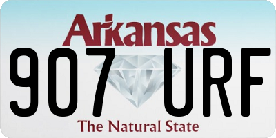 AR license plate 907URF