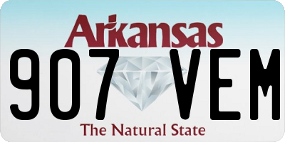 AR license plate 907VEM