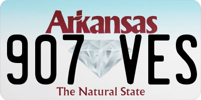 AR license plate 907VES