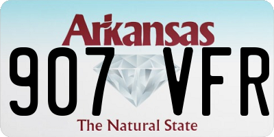 AR license plate 907VFR