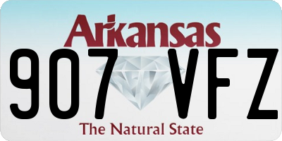 AR license plate 907VFZ