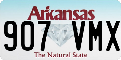 AR license plate 907VMX