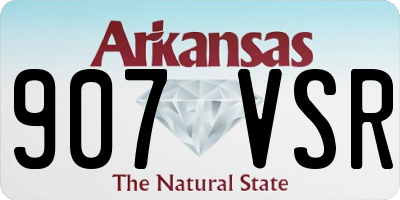AR license plate 907VSR