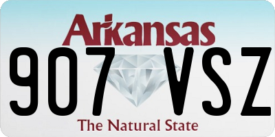 AR license plate 907VSZ
