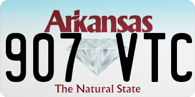 AR license plate 907VTC