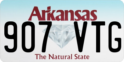 AR license plate 907VTG