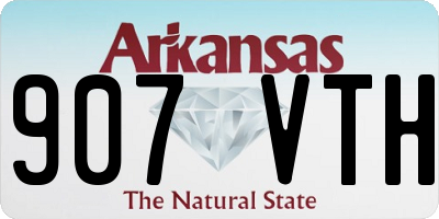 AR license plate 907VTH