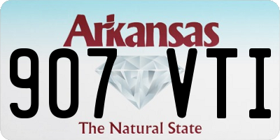 AR license plate 907VTI