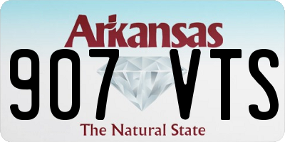 AR license plate 907VTS