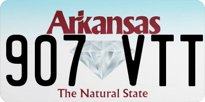 AR license plate 907VTT