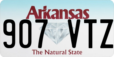 AR license plate 907VTZ