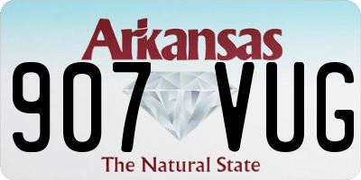 AR license plate 907VUG