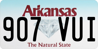 AR license plate 907VUI